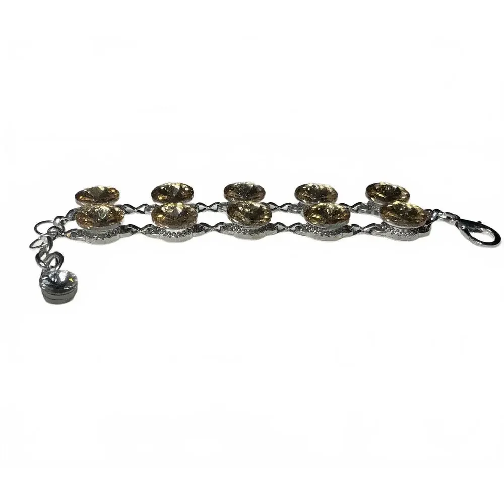 = Bright Gold Statement Bracelet
